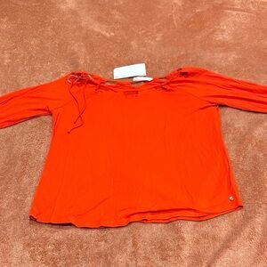 Fabletics Vibrant Red Blouse